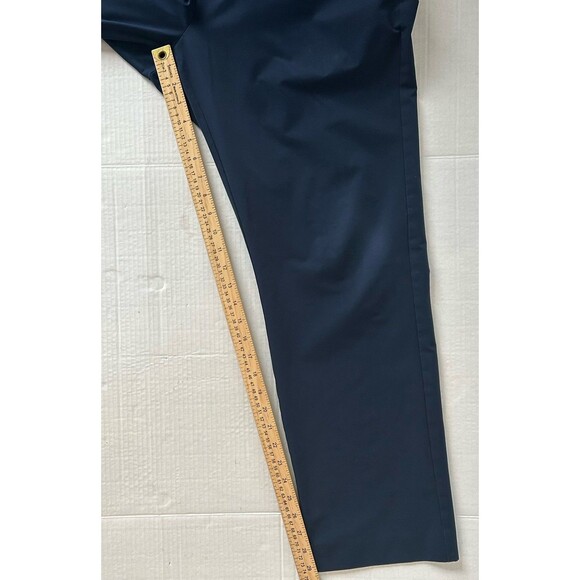 J Crew Thompson Flex Stretch Pants Mens 36x30 Blue Performance Chino Flat Front - Picture 8 of 8